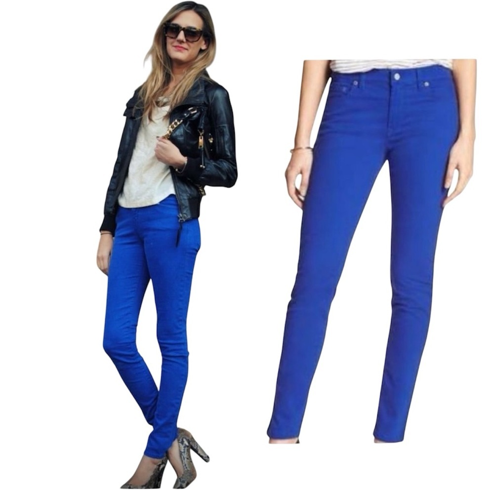 TNA Blue Skinny Jeans Stretch Denim